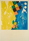 Ernst Wilhelm Nay, Farblitho 1966-1, 1966, Farblithografie auf Velin