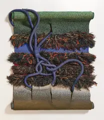 Norberto Nicola, Blaue Kordel (Corda Azul), Wandteppich