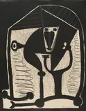 Figure by Pablo Picasso, 1948, Lithografie auf Velin, sold Jun 2025