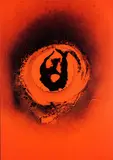 Otto Piene, Regular Red and Black, 1972, Farbserigrafie auf Karton