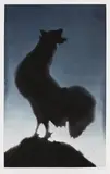 Ed Ruscha, Rooster, 1988, Farbaquatinta auf Somerset White Paper