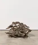 Gotthelf Schlotter, Niedergang, 1975, Bronze, braun patiniert