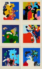 Otmar Alt, Konvolut von 7 Druckgrafiken, Jeweils: Farbserigrafie auf Velin
