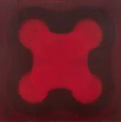 André Beullens, "Fanal I", 1966, Öl auf Leinwand