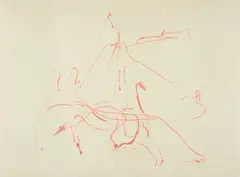 Joseph Beuys, Aus: Hommage à Picasso, 1973, Farblithografie auf Bütten
