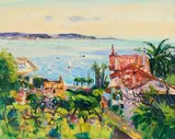 Gaston Sebire, "Contre jour près de Cannes"