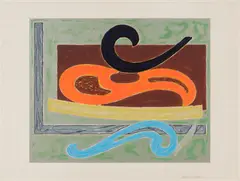 Frank Stella, Eskimo Curlew, 1977, Lithografie und Serigrafie auf Arches 88