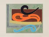 Frank Stella, Eskimo Curlew, 1977, Lithografie und Serigrafie auf Arches 88