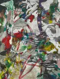 William Anastasi, Ohne Titel (Bababda Serie), 1988, Öl auf Leinwand