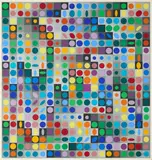 Victor Vasarely, Aus: Planetarische Folklore, 1964, Farbserigrafie auf Karton