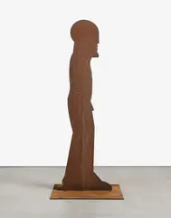 Figur 1000 by Horst Antes, 1987, Corten-Stahl, geschweißt, graviert und korrodiert, sold Jun 2025
