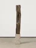 Franz Bucher, Ohne Titel, Lindenholz auf Stein