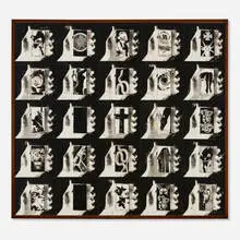 Wallace Berman, Untitled, c. 1966, Verifax collage in artist's frame