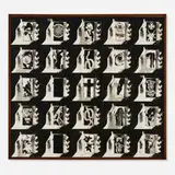 Wallace Berman, Untitled, c. 1966, Verifax collage in artist's frame