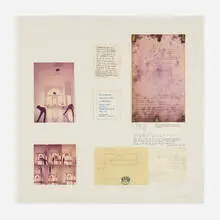Michael Brewster, Long Narrow Spaces, 1976, mixed media