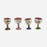 Magdalena Suarez Frimkess, Goblets, set of four, 1990, glazed stoneware