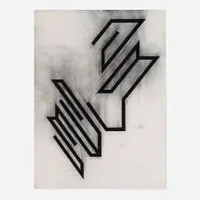 Nigel Hall, Untitled, 1981, charcoal on paper