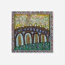 Pixie Guerin, Bridge 8 (Ancestor) (from The Bridge Series), 2000, acrylic on board