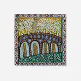 Pixie Guerin, Bridge 8 (Ancestor) (from The Bridge Series), 2000, acrylic on board