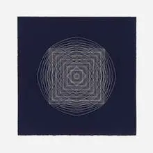 Channa Horwitz, Centered III, 1982, lithograph in colors on Rives BFK