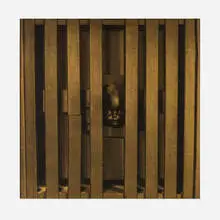 Daniel LaRue Johnson, Break Away (Yellow and Black), 1965, screenprint on yellow paper