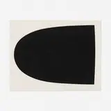 Black Form (from the 9 portfolio) by Ellsworth Kelly, 1967, lithograph on Rives BFK, sold May 2022