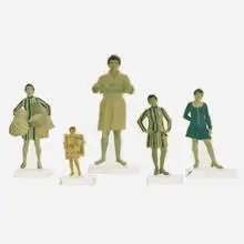 Caroline C. Kent, Five Portraits of Diana, 1968, laminated photo cut-out