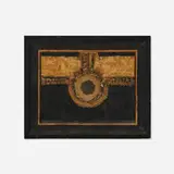 Ron Miyashiro, No. 68, 1961, mixed media collage in artist's frame