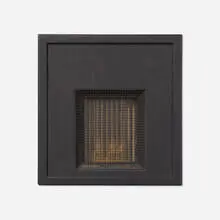 Ron Miyashiro, Moire Box, 1961, mixed media assemblage in artist's frame