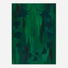 Sabina Ott, Portrait (Echo) II, 1989, encaustic and oil on board