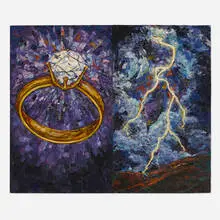 Sabina Ott, Valence, 1986, oil on canvas
