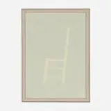 Shaker Side Chair by Richard Pettibone, 1989, oil on canvas in artist's frame, sold May 2022