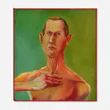 Lance Richbourg, Self Portrait, 1962, oil on Masonite