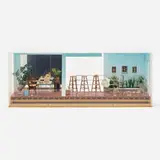 Roland Reiss, The Dancing Lessons: The Levitation of Earthbound Entities, 1977, mixed media maquette in Plexiglas case