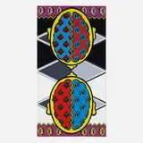 Brian Ruppel, The Gift, 1993, acrylic on canvas laid to Masonite