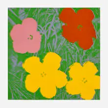 Andy Warhol, Flowers, 1970, screenprint on paper