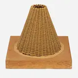 Lloyd Hamrol, Maquette for Woven Cone, c. 1973, rope, wood, nails, wooden dowels