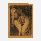 Connor Everts, Untited (Zora Gallery Exhibition Announcement), 1964, lithograph