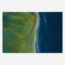 Jason Crum, Rain on the Pacific Coast Hwy 1958, 1992, oil on canvas