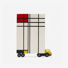 Bruce Houston, Untitled (Mondrian Truck), 1987, mixed media sculpture
