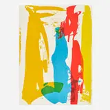 Daniel LaRue Johnson, Breaking Through, c. 1977, lithograph in colors on Rives BFK