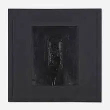 Daniel LaRue Johnson, Little Nut, 1962, wood, metal, and paint on canvas in artist's frame