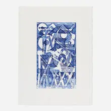 RETNA, Watermark II, 2011, etching