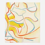 Willem de Kooning, Untitled (from the Quatre Lithographies series), 1986, lithograph in colors