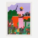 Romare Bearden, In the Garden (from the American Portfolio), 1979-80, lithograph in colors