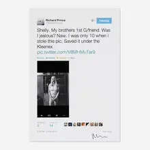 Untitled (Tweet) by Richard Prince, 2014, inkjet print, sold Oct 2024