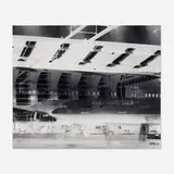 Vera Lutter, Frankfurt Airport Hangar 5: May 2001 (Several Planes Inside Hangar)