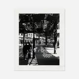 Berenice Abbott, The El, 2nd and 3rd Avenue Lines, Bowery and Division Street, Manhattan, gelatin silver print