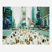 Aes+F, KFNY (King of the Forest, New York), 2003, inkjet print on canvas
