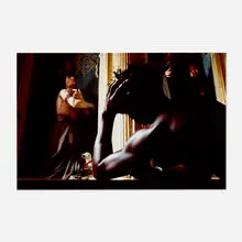 Mário Cravo Neto, Man in Church, Salvador, Bahia, 1995, Cibachrome print
